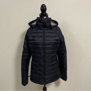 Burton AK Jacket Women’s Medium Black Baker Insulator Hooded Down Jacket Puffer